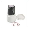 thumbnail image 4 of Pre-Inked/Re-Inkable Smiley Face Round Message Stamp - Red, 4 of 5