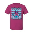 thumbnail image 2 of Wild Bobby Faith Hope Love Breast Cancer Awareness Anchor Breast Cancer Awareness Men Tee, Fuschia, 5X-Large, 2 of 6