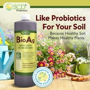 SCD Bio Ag, 1 Liter Microbial Inoculant, Natural Fertilizer and Probiotic Soil Amendment