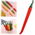 thumbnail image 3 of Clearance Sale! 1PC Food-Shaped Gel Pen, 0.5mm Pepper Novelty Ballpoint for Creative Writing, Plastic, for Office & Home, (17cm, Red), 3 of 8