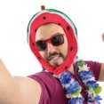thumbnail image 2 of GOOHOCHY 1 pieza de decoración de cabeza de Cosplay sombrero con forma de sandía suave decoración de fiesta de carnaval, 2 of 7