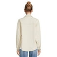 thumbnail image 3 of No Boundaries Juniors' Knit Shacket with Long Sleeves, Sizes XS-XXXL, 3 of 5