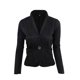 thumbnail image 3 of Guardurnaity Traje de manga larga a la moda para mujer, chaqueta informal, abrigo ajustado, cárdigan, prendas de vestir, Top Abrigos y chamarras Negro 5XL, 3 of 6