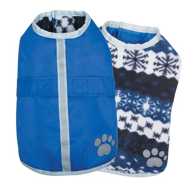 NorEaster Dog Blanket Coat, Blue Extra Large