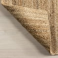 thumbnail image 6 of nuLOOM Rigo Hand Woven Farmhouse Jute Area Rug, 8' 6" x 11' 6", Natural, 6 of 17