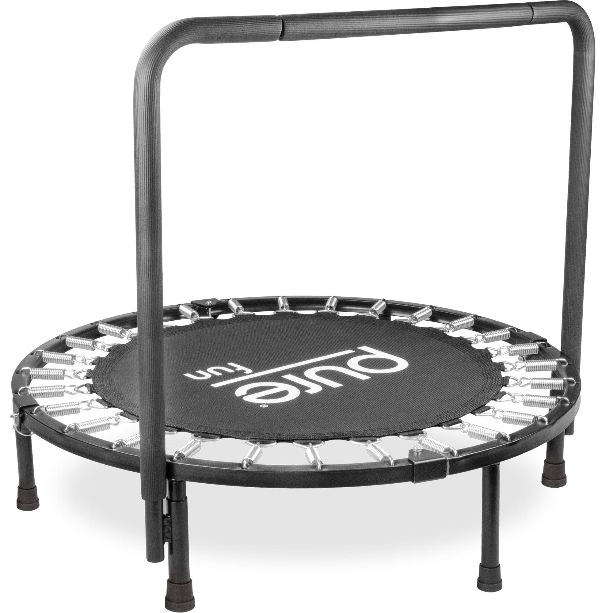 Pure Fun 36-inch Kitty Cat Plush Jumper Kids Trampoline with Handrail