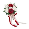 thumbnail image 2 of yotijay Bridal Bouquet Decor Artificial Flowers for Festival Wedding Valentine's Day, 2 of 9