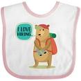 thumbnail image 3 of Inktastic Hiker Backpacking I Love Hiking Boys or Girls Baby Bib, 3 of 4