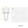 thumbnail image 4 of braveheart Drain Cover Lightweight Water Outlet Scupper Simple Installation Drainage RV Yacht Accessory Draining Repairing Shop 5/8inch 5/8inch, 4 of 6