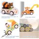 thumbnail image 3 of Bebé Dibujos Animados Animales Fricción Coches Juguetes Push And Go Coches Juguetes Para Niños Niñas 3 Unids/Set Yuarrent FN004795-00, 3 of 5