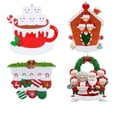 thumbnail image 2 of Decoraciones para árboles de Navidad, colgante de Papá Noel de resina, colgantes para colgar DIY, regalos para miembros de la familia, adornos navideños, 2 of 4