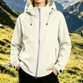 thumbnail image 4 of Sheghy Womens Rain Jacket Women Packable Parka Funnel Neck Weekend Shacket Jacket with Pockets, 4 of 6