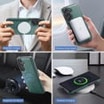 thumbnail image 4 of Funda magnética con billetera para Samsung Galaxy S25 FE Oidealo, verde, 4 of 7