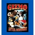 thumbnail image 5 of Gremlins Gizmo After Midnight Men's Blue Crew Neck Short Sleeve Tee-XS, 5 of 6