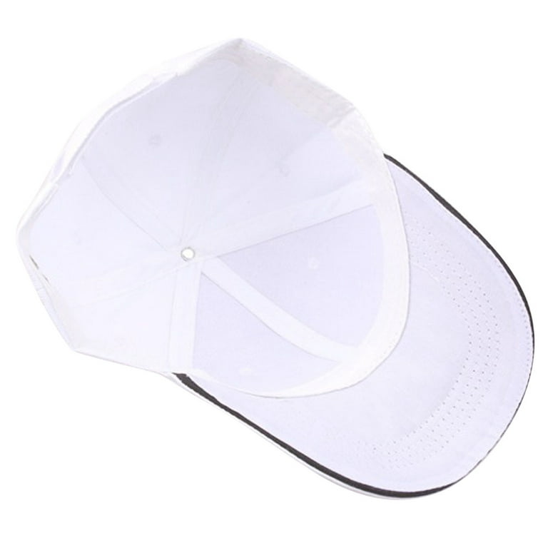 keusn unisex baseball cap vintage washed plain baseball caps adjustable  casual dad ball hats for men women white 