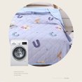 thumbnail image 5 of Qocolhg Summer Cooler Quilt, Washable & Lightweight Summer Comforter Cooling Blanket for All Season Use, Machine Washable, Bedding Soft Coverlet Conditioned Quilts for Kids, 39x59 inch, Purple, 5 of 7