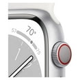 thumbnail image 3 of Restored Apple Watch Series 8 (GPS, 41mm) - Silver Aluminum Case - White Sport Band (Refurbished), 3 of 3