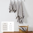 thumbnail image 4 of Luxurious Soft Cotton Decorative 6 Piece Towel Set, Light Grey / Mid Grey / Dark Grey., 4 of 6