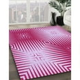 thumbnail image 3 of Ahgly Company Machine Washable Indoor Square Transitional Pastel Purple Pink Area Rugs, 8' Square, 3 of 7