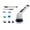 A, variant on Electric Cleaning Brush Kitchen Bathroom Brush, Long Handle Brush Seven In One Toilet Brush Electric Brush