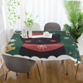 thumbnail image 3 of Yayeee Tablecloths 54" x 54" Rectangle Wrinkle Resistant Party Table Cover, Christmas Cat, 3 of 8