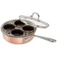 thumbnail image 1 of Cazador Furtivo De Huevos Profesional De Tres Capas De Acero Inoxidable De 4 Tazas Con Hueveras Antiadherentes Para Huevos Escalfados Perfectos Para Brunch Y Desayuno, 1 of 3