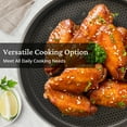 thumbnail image 5 of KITESSENSU 11 Inch Stainless Steel Frying Pan Nonstick Crepe Pan , Honeycomb Coating Flat Skillet, Tawa Dosa Tortilla Pan ,Omelet Pan with All Stove Tops Available, 5 of 6