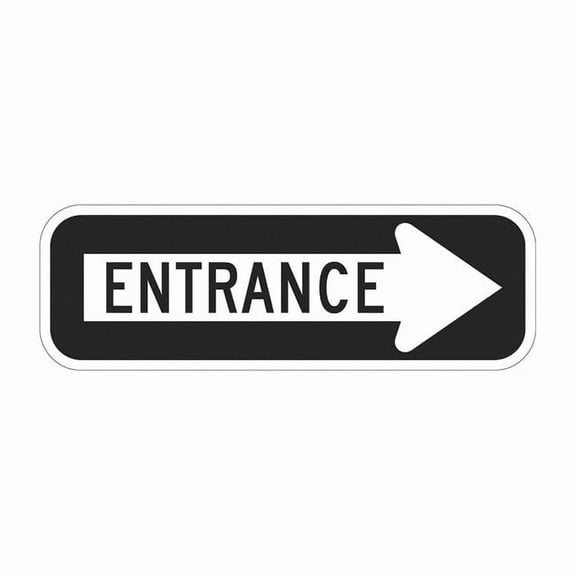 Lyle Enter Sign For Parking Lots,6" x 18" T1-1858-DG_18x6