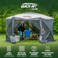 thumbnail image 2 of CLAM Quick Set Escape Canopy, Blue + Clam Quick Set Screen Hub (2 Pack), 2 of 12