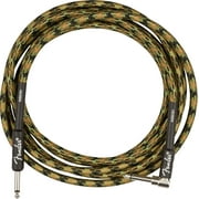 Fender 10' Professional Instrument Cable, Angled, Woodland Camo - 1 Pack