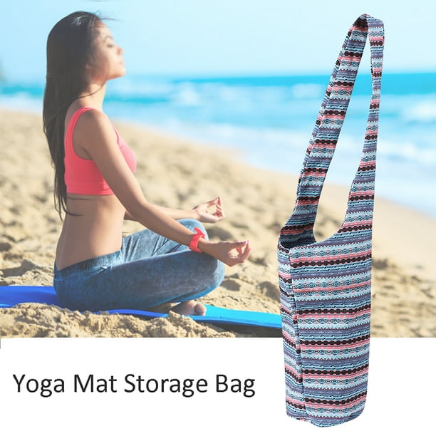 Yoga Mat Bag, Yoga Mat Carry Bag, Yoga Mat Storage Bag, Multi-Function For  Yoga Exercise Fitness Supplies Clear Ice Blue 