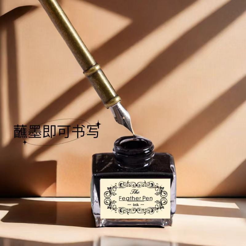 Mechanical Quill Dip Pen, Fountain Pen Stainless Steel Replacement Nib Set Gift