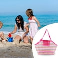 thumbnail image 2 of Mesh Beach Bag Toy Tote Bag Foldable Shell Beach bag Bag Backpack for Beach Picnic, 2 of 9