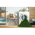 thumbnail image 2 of Ahgly Company Machine Washable Indoor Rectangle Transitional Dark Forest Green Area Rugs, 5' x 8', 2 of 7