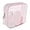 Pink, variant on 2-Pack Waterproof Silicone Makeup Bags, Travel Cosmetic Organizer, Clear Washable Zipper Toiletry Bags (Pink & White)