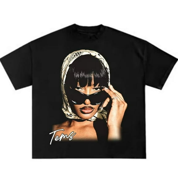 Tems T-shirt, Tour Hip Hop Rap Tee, Unisex
