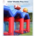 thumbnail image 2 of STICCIO 228.3x59.1x126 inch Inflatable Carnival Game 3-in-1 Toss Target with 750W Blower 12 Balls, 2 of 8