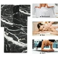 thumbnail image 5 of GZHJMY Black and White Marble Towel 3 Piece Set Bath Towels Set for Bathroom Highly Absorbent Cotton, 1 Large Bath Towel+ 1 Hand Towel+ 1 Washcloth, Pack of 3 Softness Towels for Decoration, 5 of 7