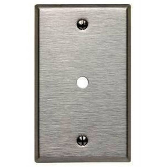 WALL PLATE SILVER 1GANG (Pack of 1)