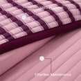 thumbnail image 4 of Mainstays Pink Striped Reversible Quilt, Full/Queen, 86" x 90", 4 of 9