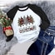 thumbnail image 1 of Pntutb - Camiseta de Navidad para mujer, temporada festiva, regalo para amantes, camiseta de manga larga para mujer, camiseta con costuras a juego de colores Pntutb Pntutb-3354, 1 of 7