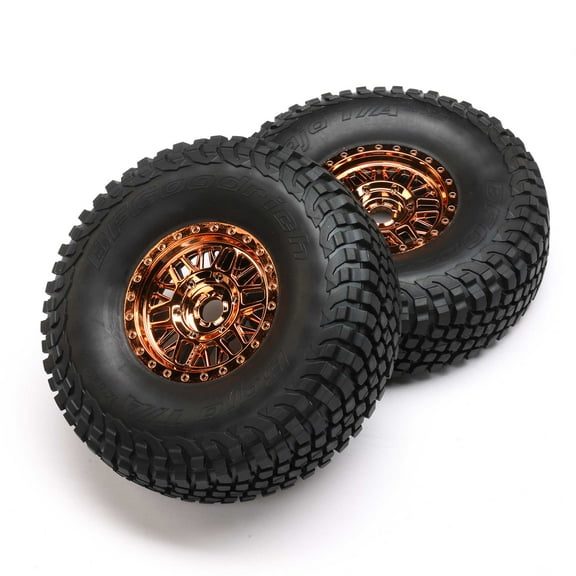 Losi Wheel Tire Mounted2 SLN LOS45037