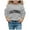 Grey, variant on Kiijoy Toddler Girls Casual Sweatshirt California Print Crewneck Pullover Top, Sizes 3-4