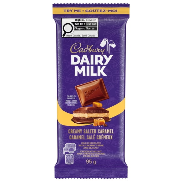 Cadbury Dairy Milk Creamy Salted Caramel Chocolate Bar