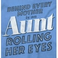 thumbnail image 2 of Cute Funny Favorite Cool Auntie Aunt Women's Graphic T Shirt Tees Brisco Brands X, 2 of 6