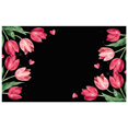 thumbnail image 1 of Floral Backdrop Decoration Banner for Weddings Photo Background Studio Parties Event Display Spring Decor Wall Backdrop Print Prop Tulip Design, 1 of 3