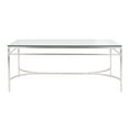 thumbnail image 2 of SAFAVIEH Couture Abelard Glam Metal Coffee Table, Antique Silver, 2 of 9