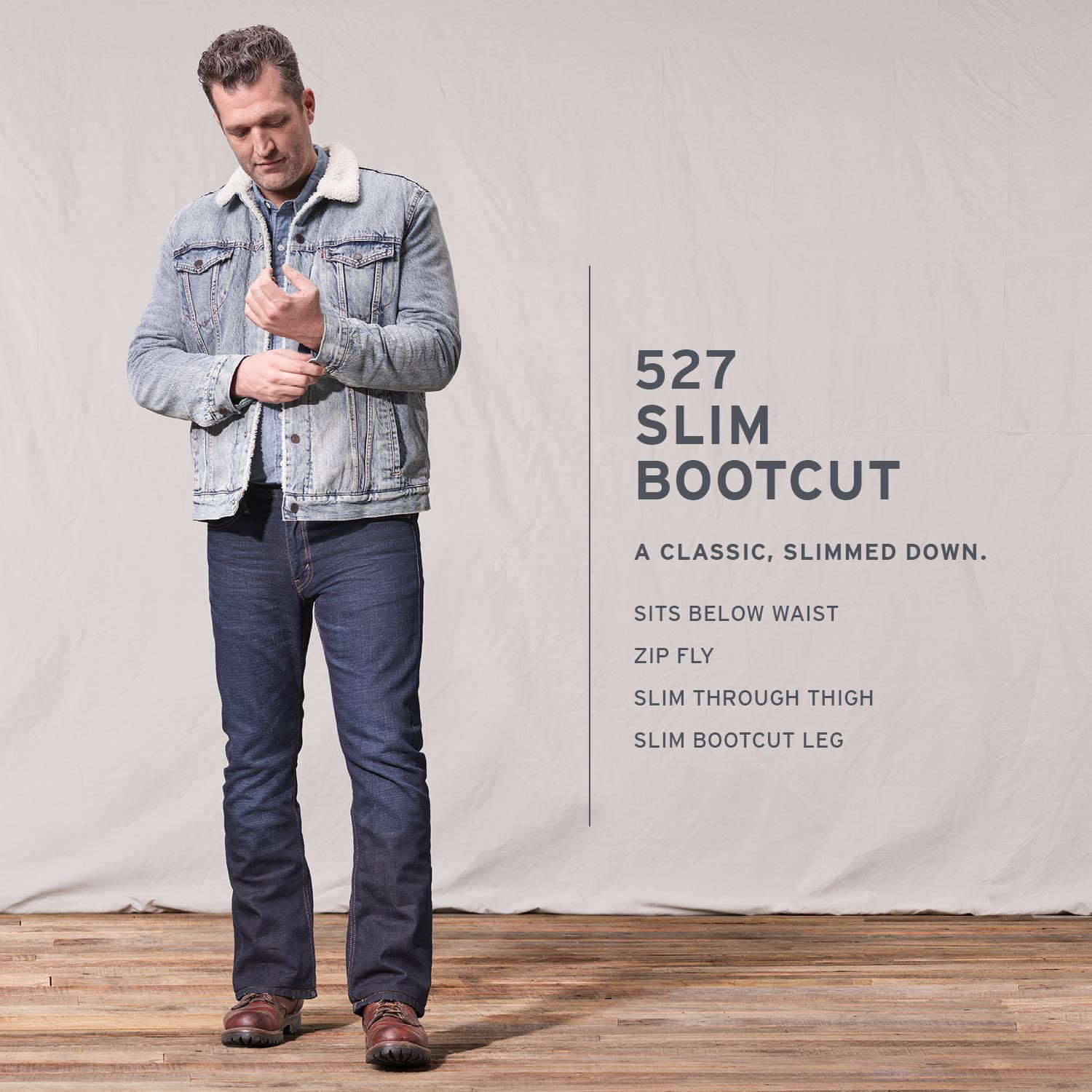 Men's 527 Slim Boot Fit - Walmart.com