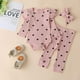 thumbnail image 4 of Conjunto de ropa Fullfamous para bebés y niñas, mameluco de otoño y Navidad, de 3 a 6 meses, corazón rosa, 4 of 6