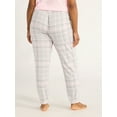 thumbnail image 2 of Joyspun Women's Hacci Knit Jogger Sleep Pants, 29” Inseam, Sizes XS to 3X, 2 of 6